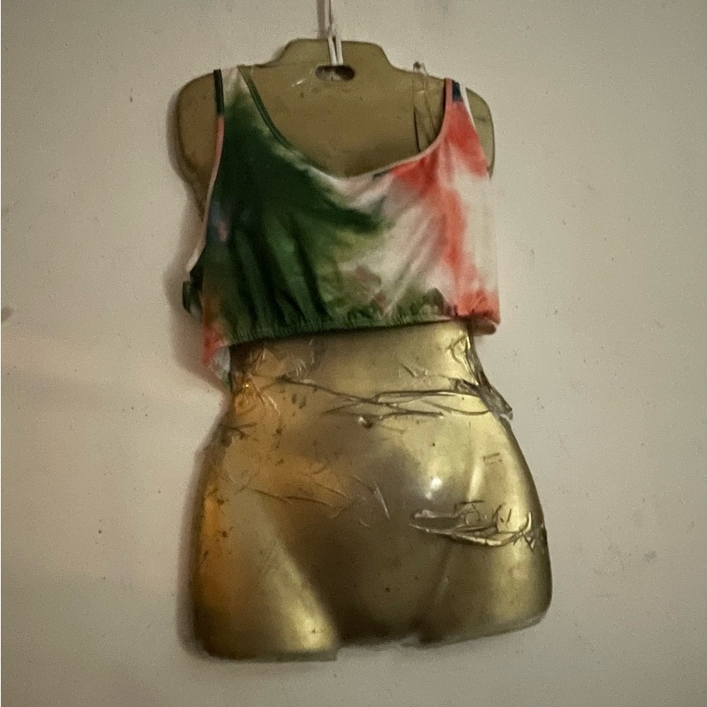 Crop top and skirt set